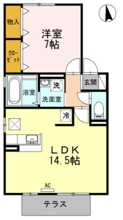 リビングタウン江戸屋敷 Eの物件間取画像